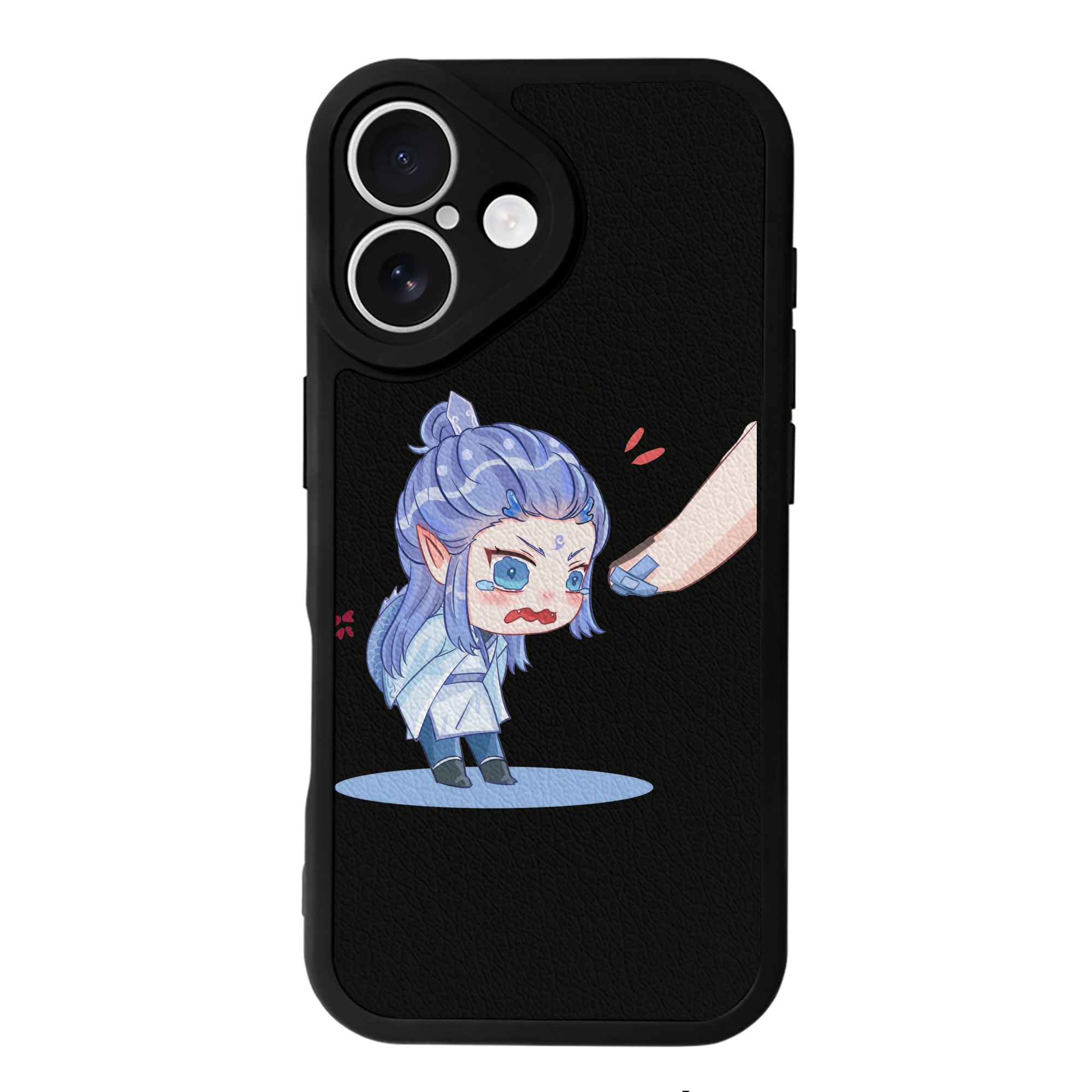 （画像用） Ne Zha 2 ナタ 魔童の大暴れ 【iPhone 16シリーズ対応】シリコンスマホケース（レザー調） 材質：シリコン